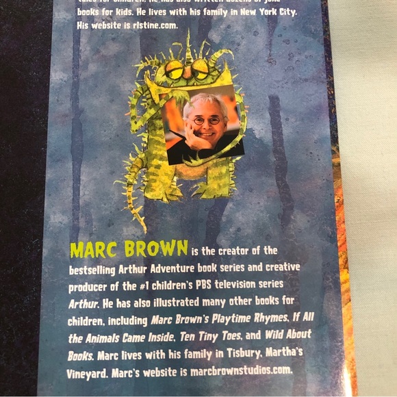 Rare The Little Shop of Monsters by R. L. Stine & Marc Brown 2015 HB Dust Jacket - Picture 13 of 15